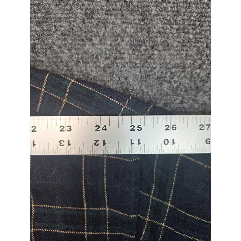 Polo Ralph Lauren Robe Mens XL Blue Green Plaid Flannel